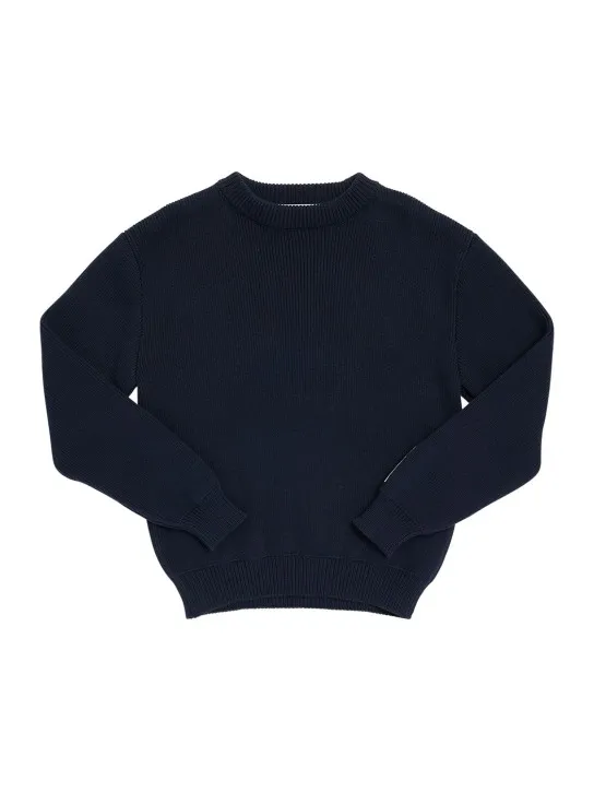 Golden Goose   Cotton knit sweater w/ logo 