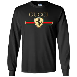 Gucci Ferrari T-shirt Men Long Sleeve Shirt