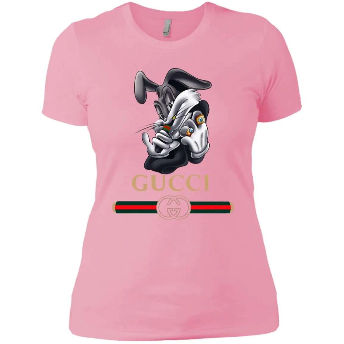 Gucci Rabbit Movie Disney T-shirt Women Cotton T-Shirt