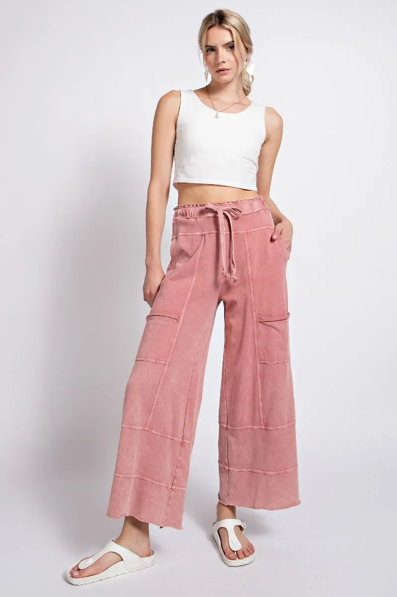 Happy Place Mauve Knit Pants