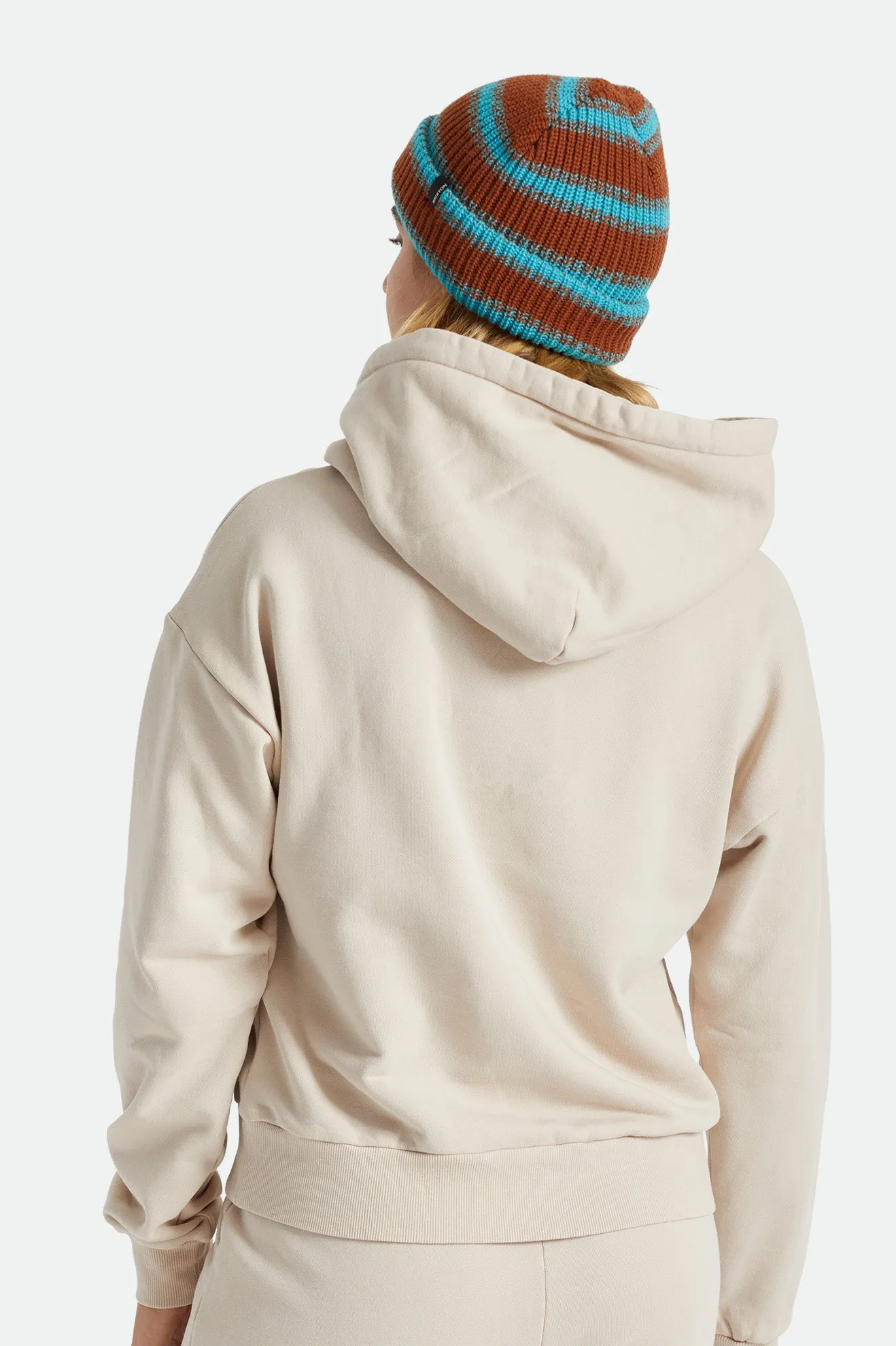 Heist Chunky Beanie - Caramel/Teal