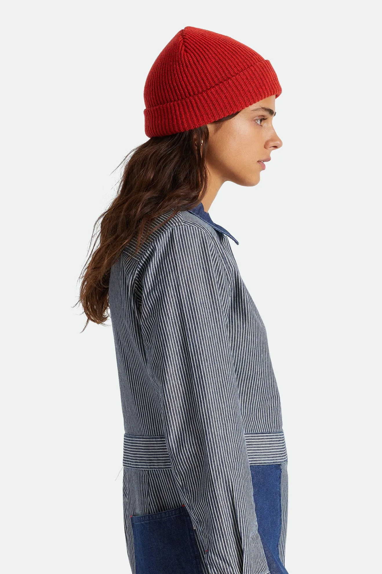 Heist Chunky Beanie - Dark Brick/Pheonix Orange