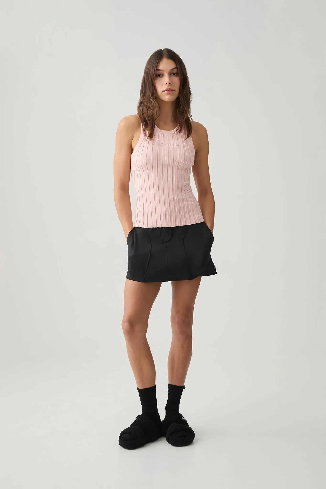 Hydra Logo Knit Ribbed Top