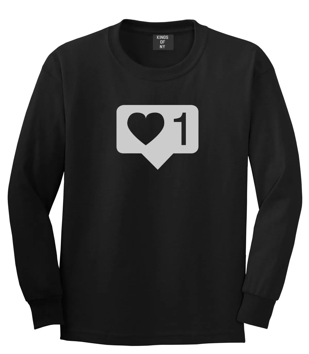 Insta Likes Heart 1 Long Sleeve T-Shirt