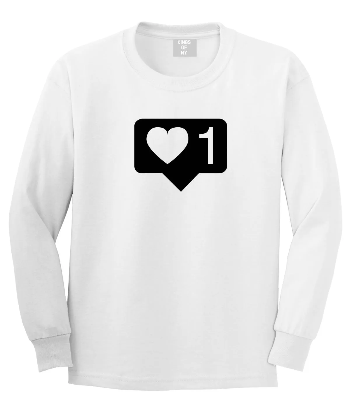 Insta Likes Heart 1 Long Sleeve T-Shirt