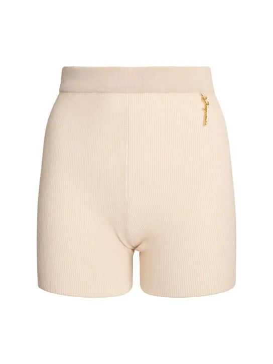 Jacquemus   Le Short Pralu rib knit shorts 