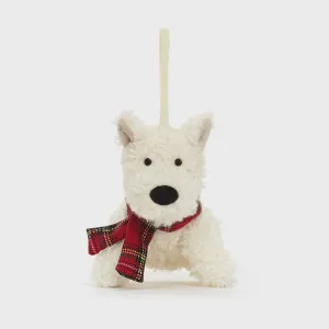 Jellycat Munro Scottie Dog Ornament