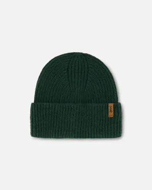 Knit Hat - Forest Green