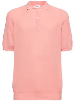 Laneus   Cotton knit s/s polo 