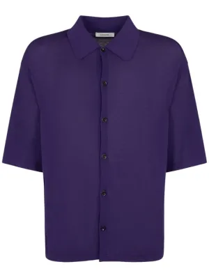 Lemaire   Cotton knit s/s polo shirt 