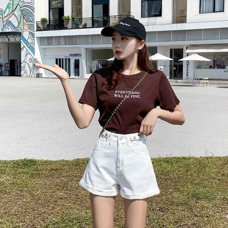 LVSANW Denim Shorts Casual Loose Jeans Feminino Summer Sexy Daily Young Cute High Quality New Arrivals 2024 Women Short Pants