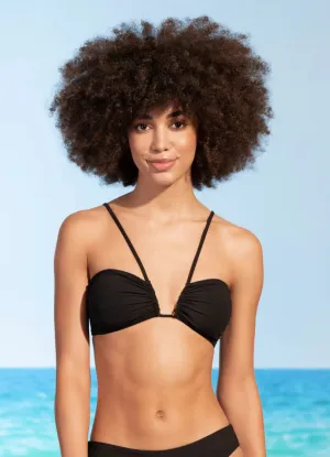 Maaji Onyx Ursule V Wire Bandeau Bikini Top