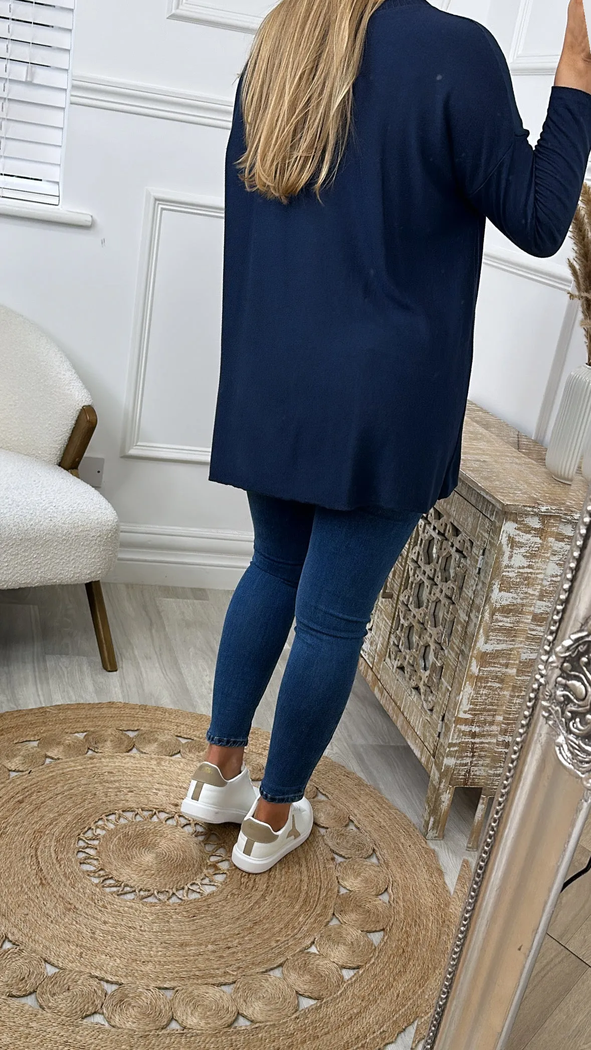 Miriam Navy AMOUR Top