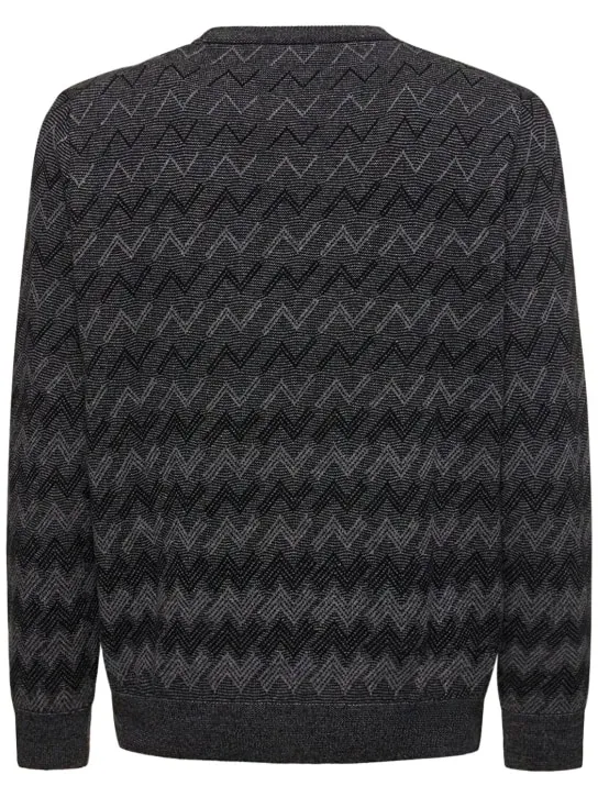 Missoni   Monogram cashmere knit sweater 