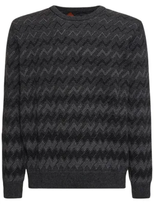 Missoni   Monogram cashmere knit sweater 