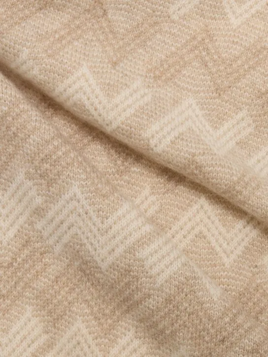 Missoni   Monogram cashmere knit sweater 