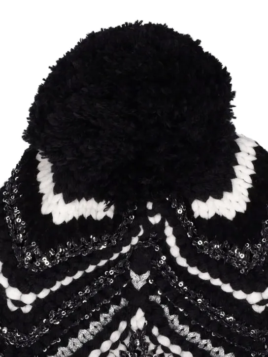 Missoni   Zig zag wool blend knit beanie 