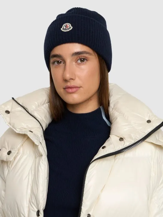 Moncler   Tricot virgin wool beanie 