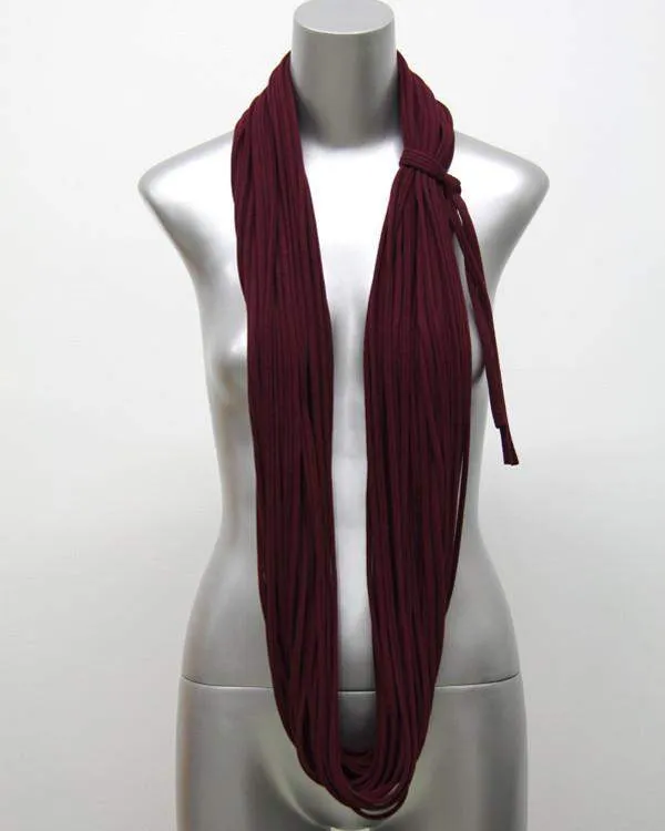 Necklush Chunky Scarf / Plum Purple / Unisex