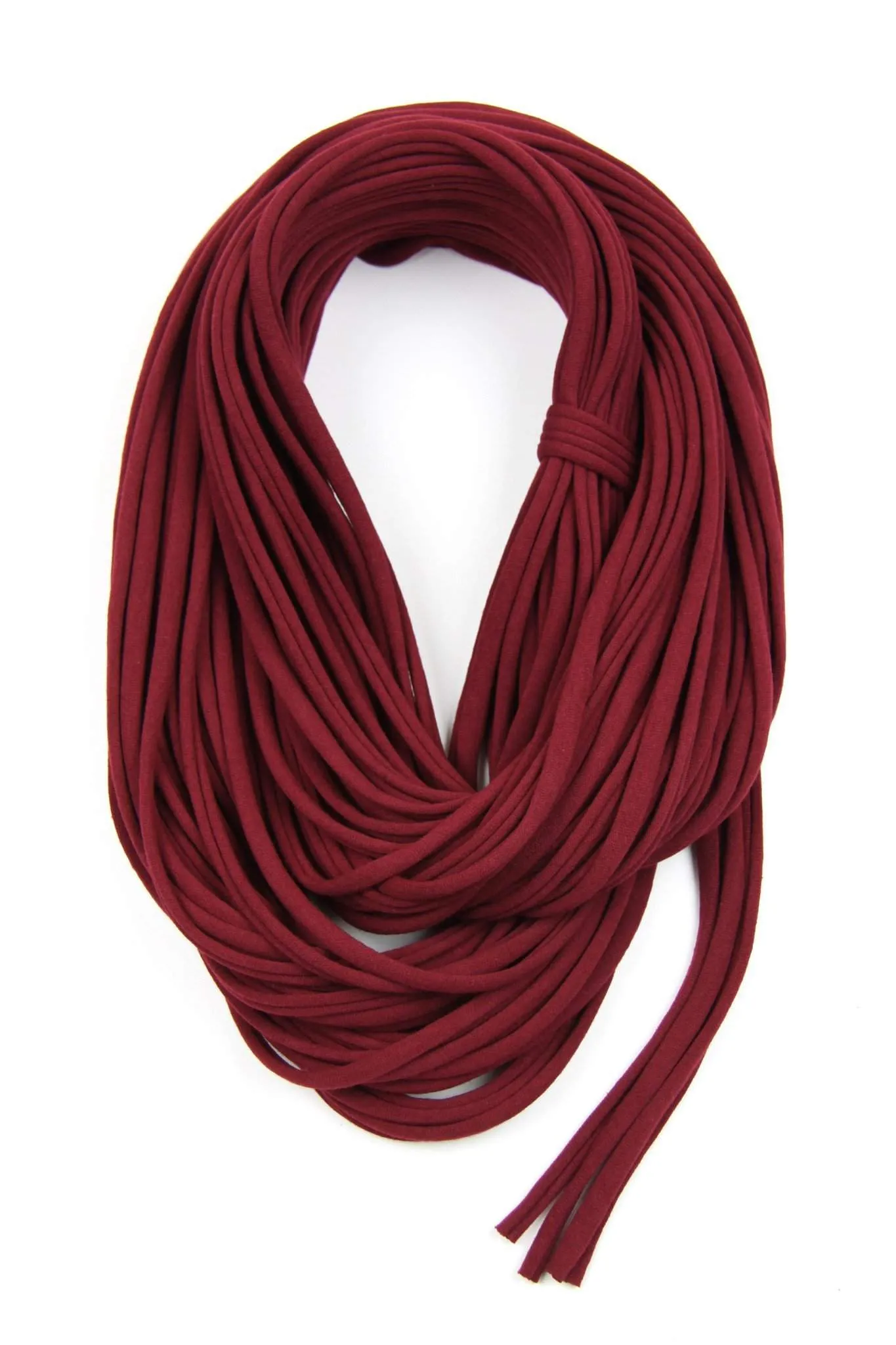 Necklush Chunky Scarf / Plum Purple / Unisex