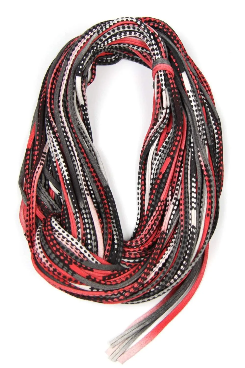 Necklush Chunky Scarf / Reds & Black / Unisex