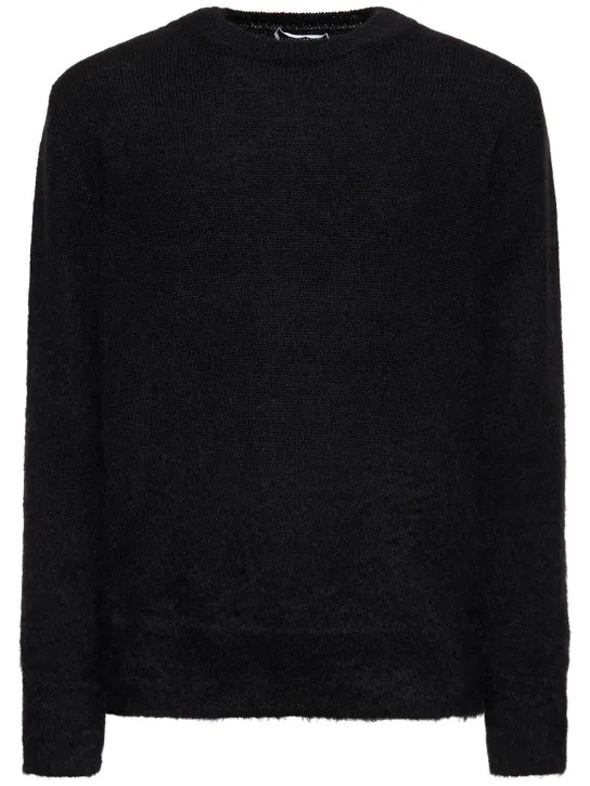 Off-White   Arrow mohair blend knit sweater 