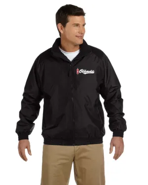 Oldsmobile Script Fleece Lined Windbreaker