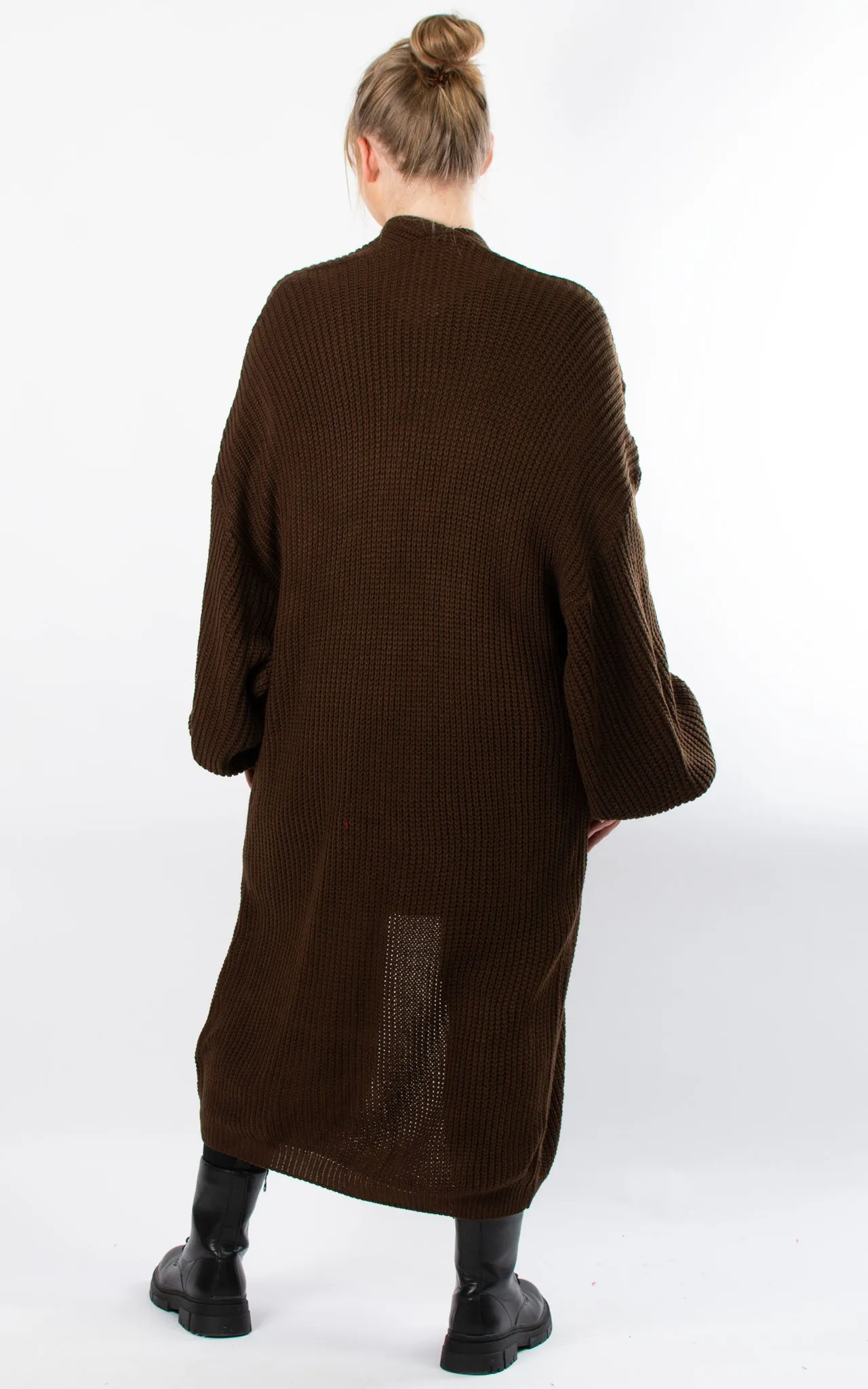 Ottie Oversized Cardigan | Brown