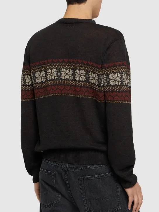 Our Legacy   Hemp knit crewneck sweater 