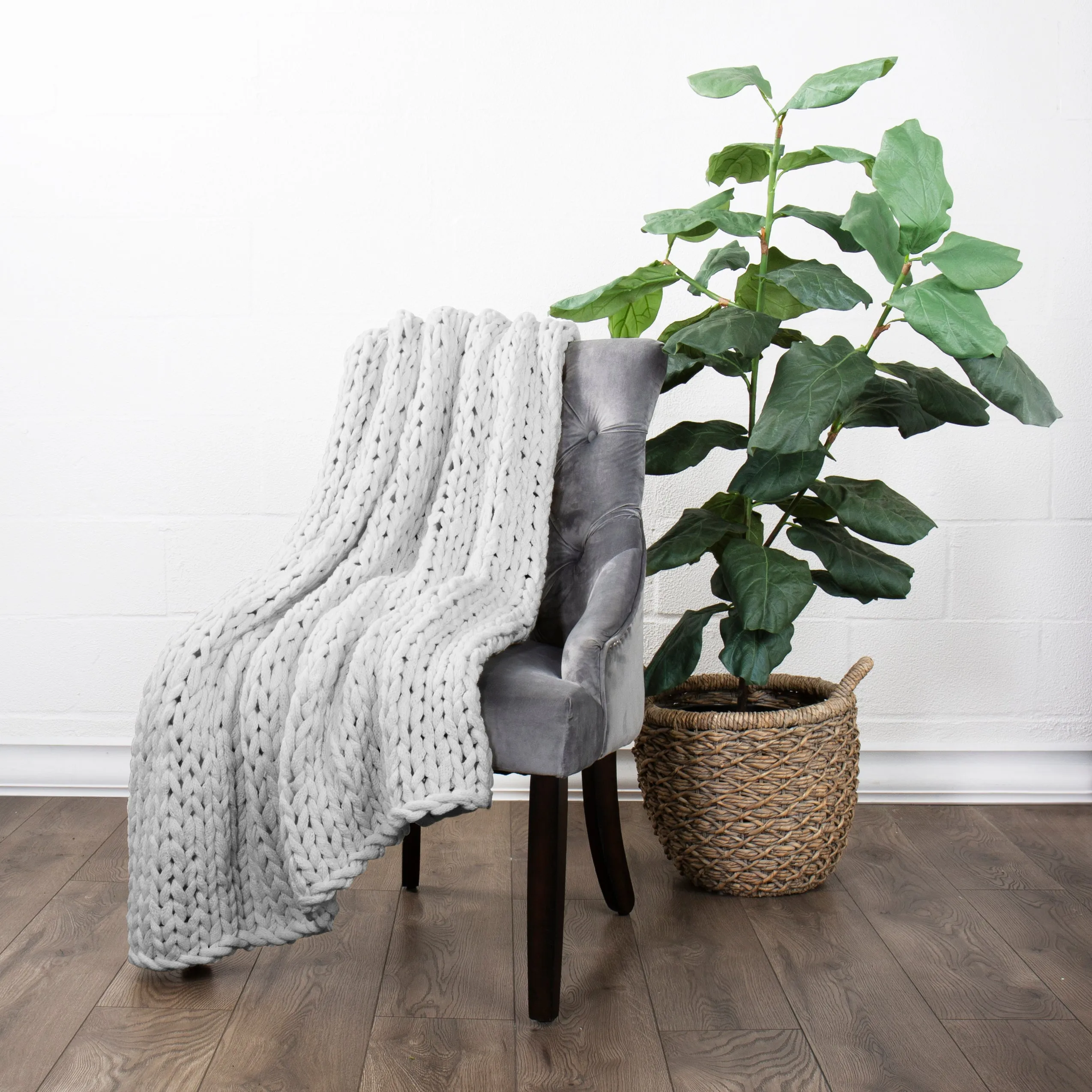 Oversized Chunky Knit Blanket