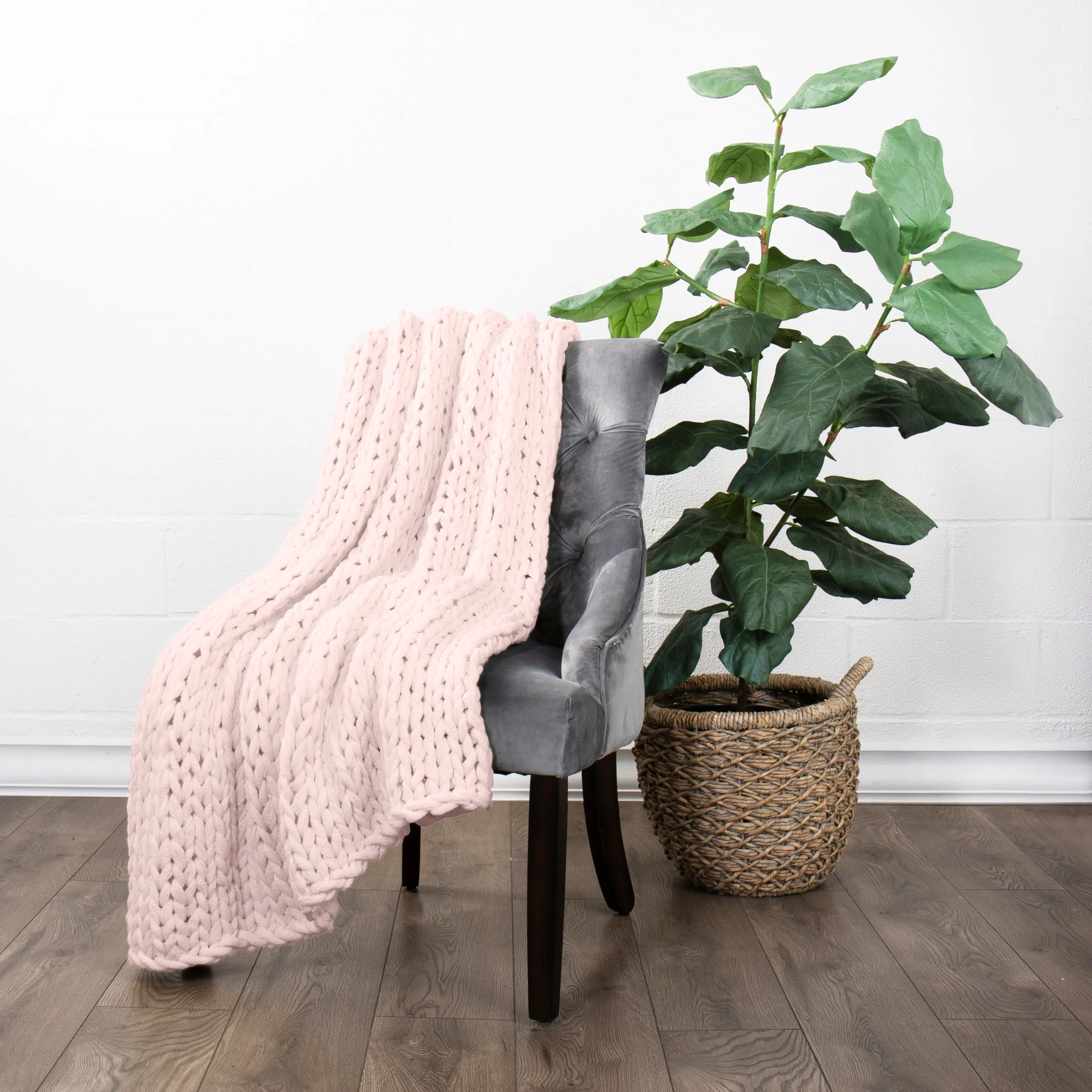 Oversized Chunky Knit Blanket