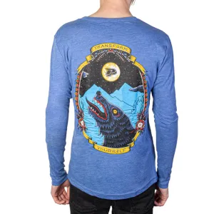 PainfulPleasures Body Transformation Royal Blue Triblend Long-Sleeve Tee