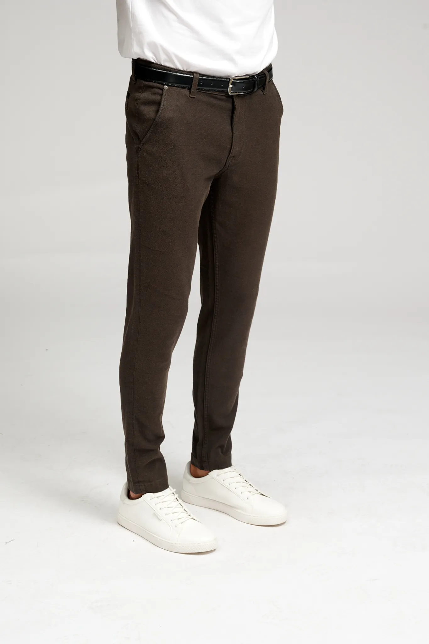 Performance Structure Trousers - Dark Brown