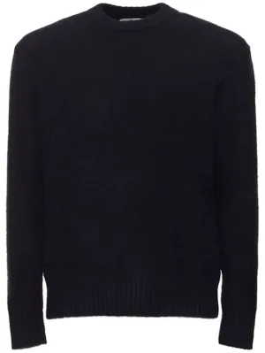 Piacenza Cashmere   Wool knit crewneck sweater 