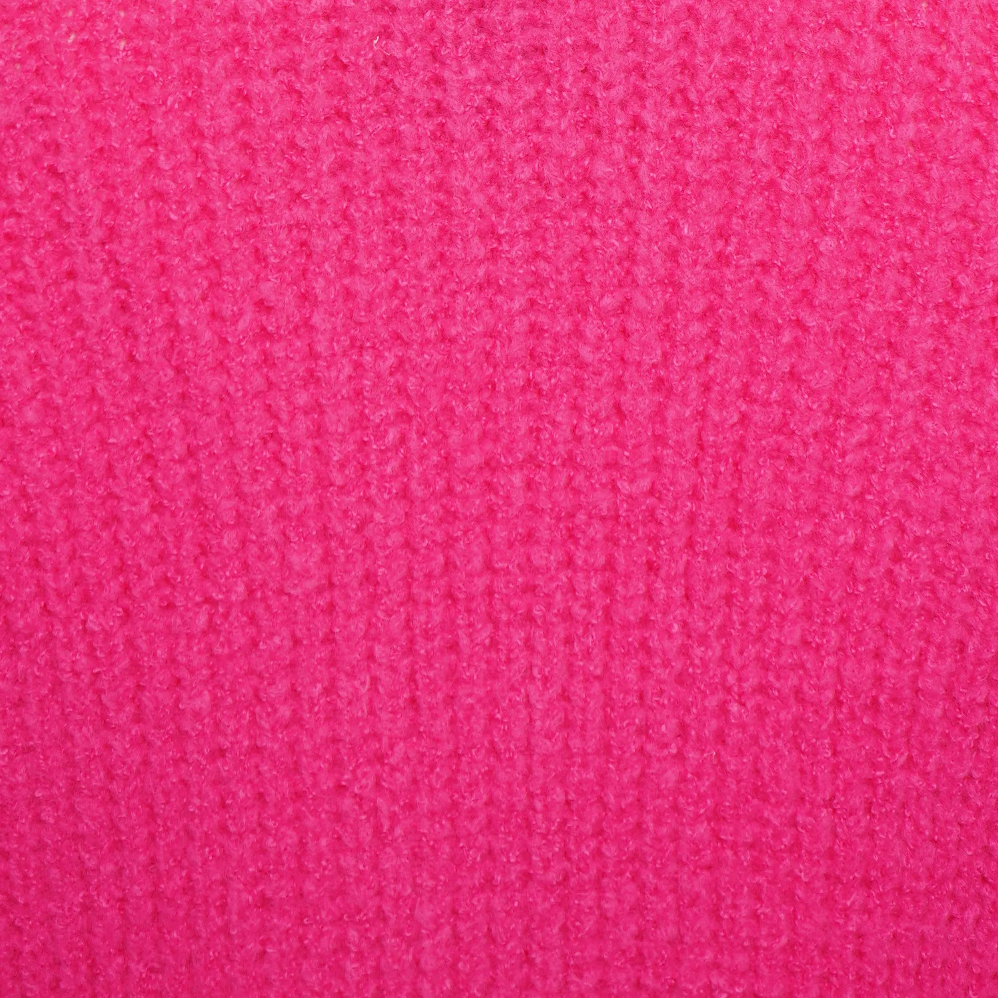 POLO NECK OVERSIZED CHUNKY KNIT JUMPER - FUCHSIA PINK