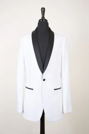 "Bradford" Kids White Tuxedo Jacket (Separates)