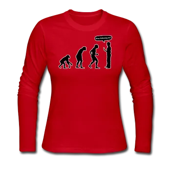 "Stop Following Me" - Women's Long Sleeve T-Shirt