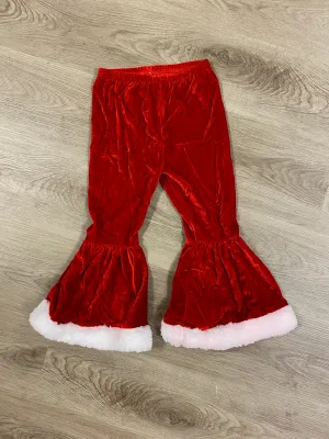 Red Santa Bell Bottoms