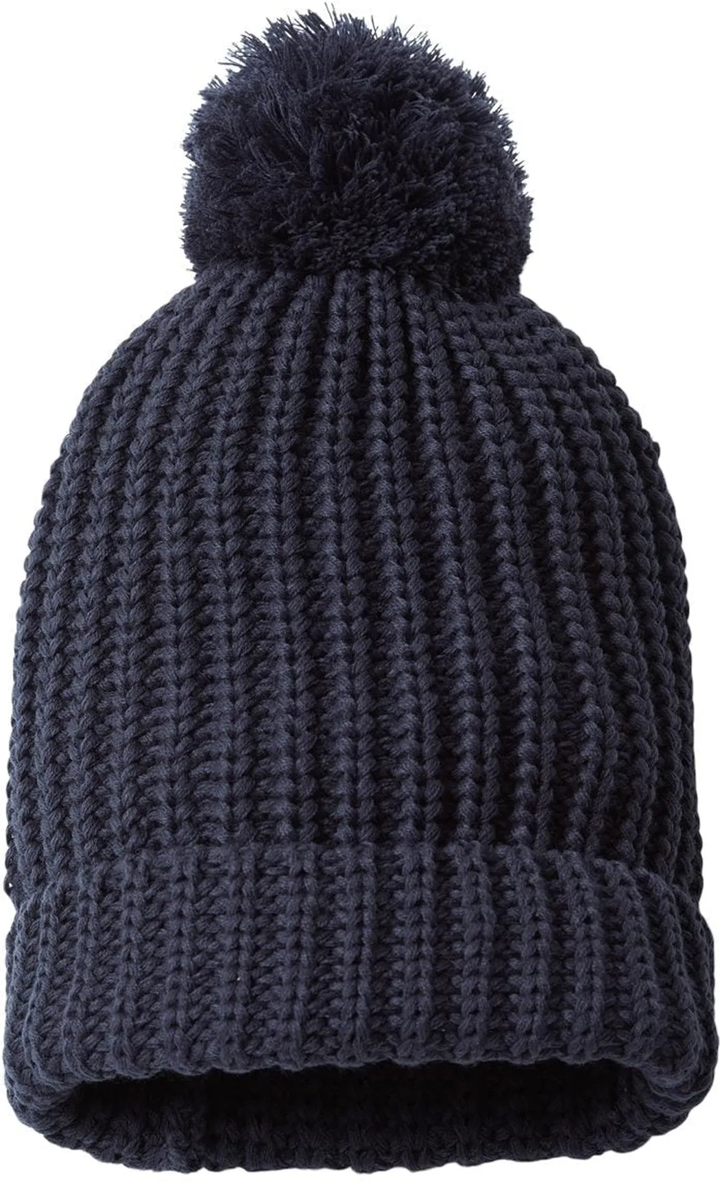 Richardson Chunky Cable with Cuff & Pom Beanie