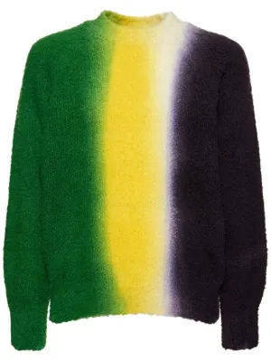 Sacai   Tie dye knit sweater 