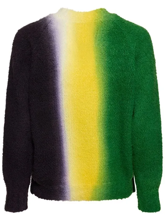 Sacai   Tie dye knit sweater 