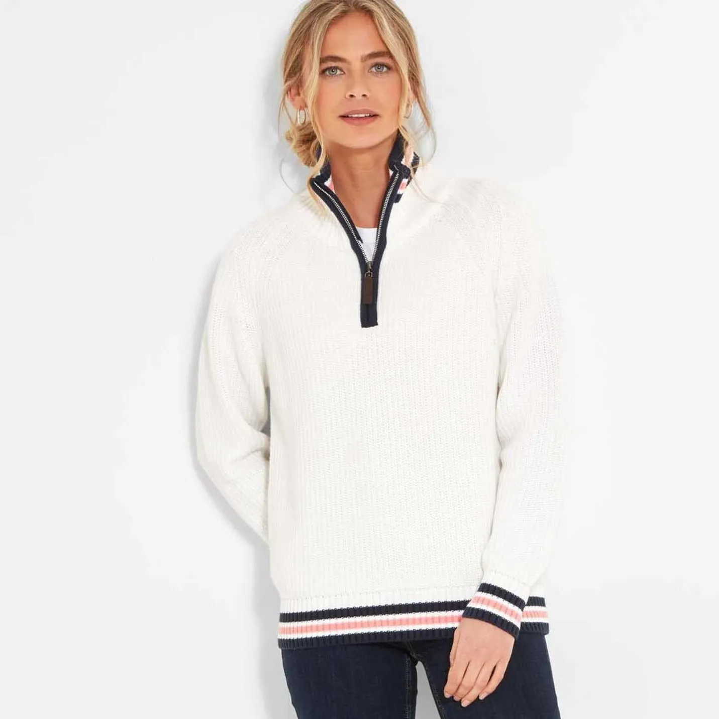 Schoffel Ladies Havelet Bay 1/4 Zip Jumper