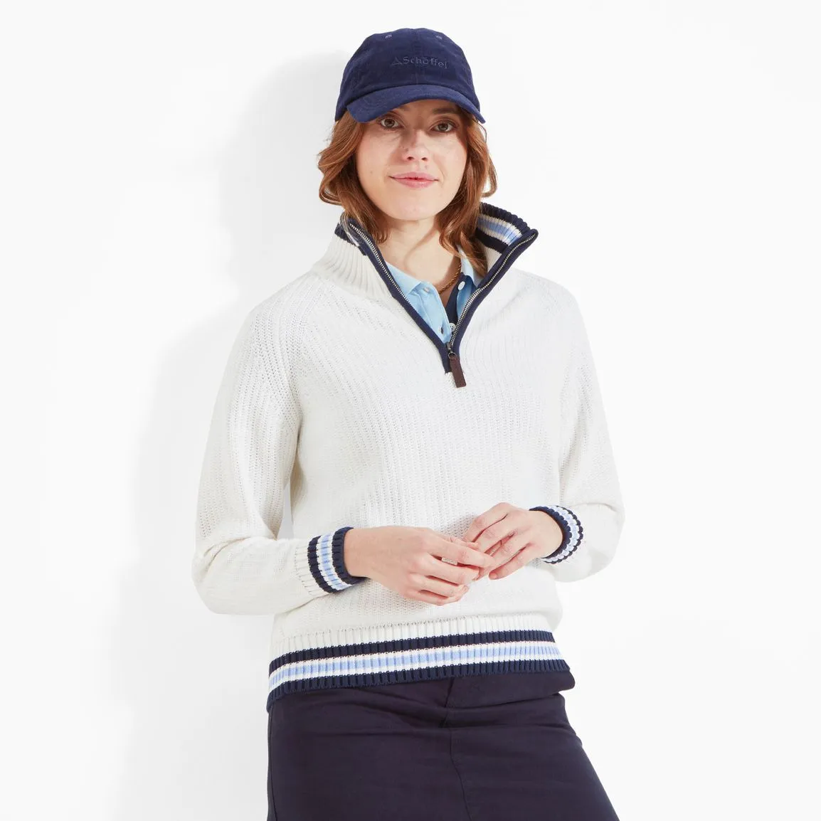 Schoffel Ladies Havelet Bay 1/4 Zip Jumper