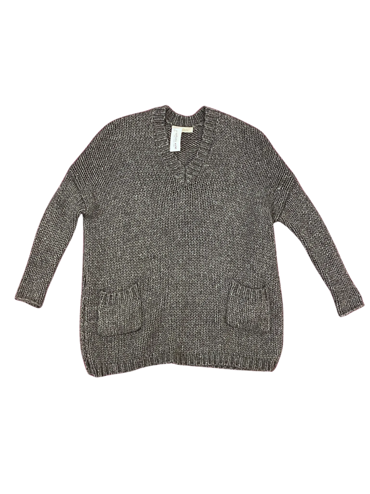 Size S/M - Jac   Jack Grey Knit Jumper