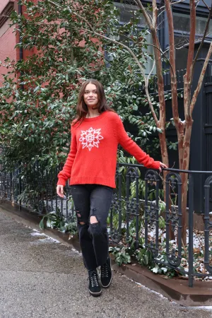 Snow Angel Crew Neck Sweater