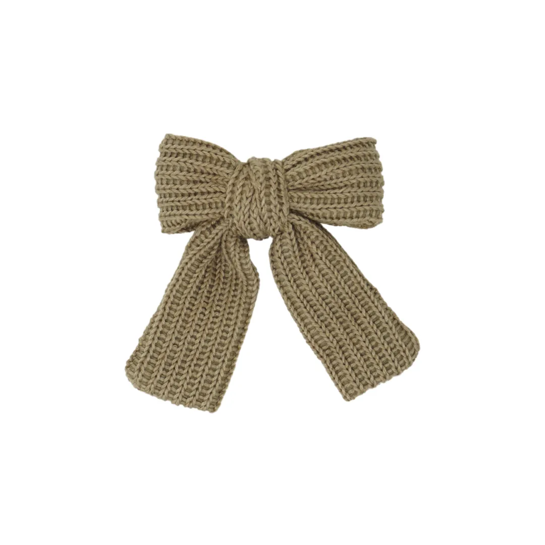 Soft Sweater Knits Small Bow Clip