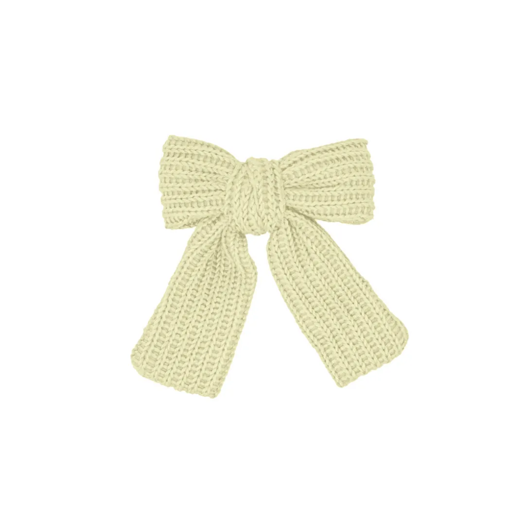 Soft Sweater Knits Small Bow Clip