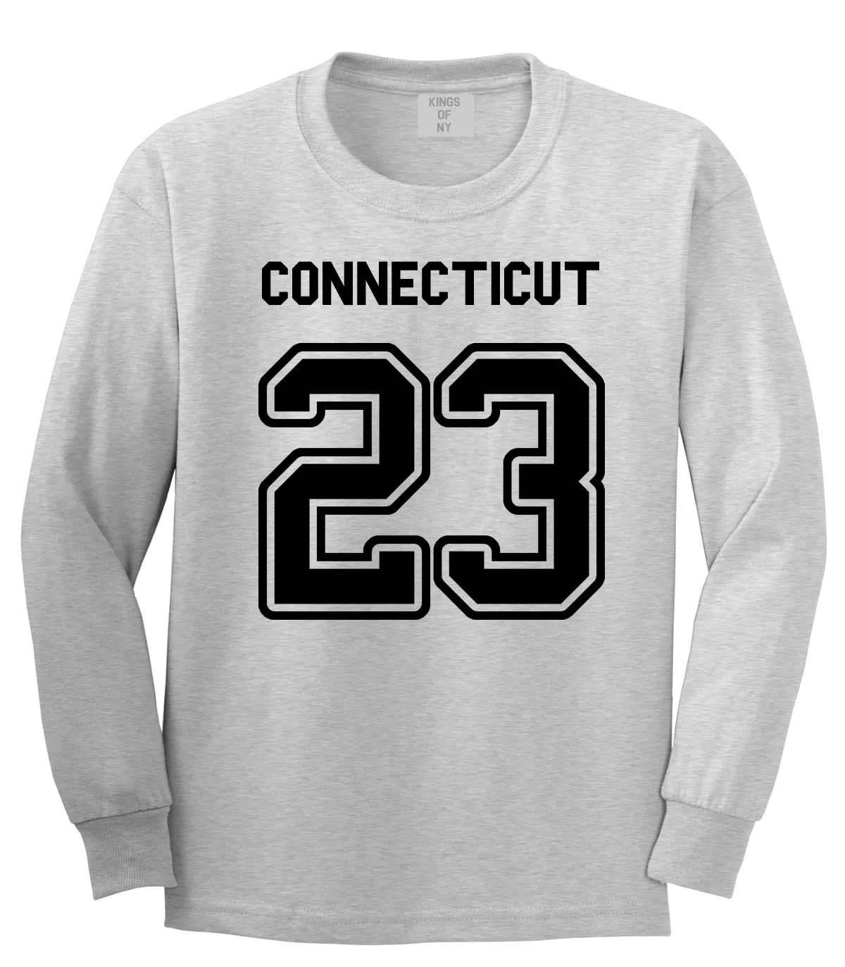 Sport Style Connecticut 23 Team State Jersey Long Sleeve T-Shirt