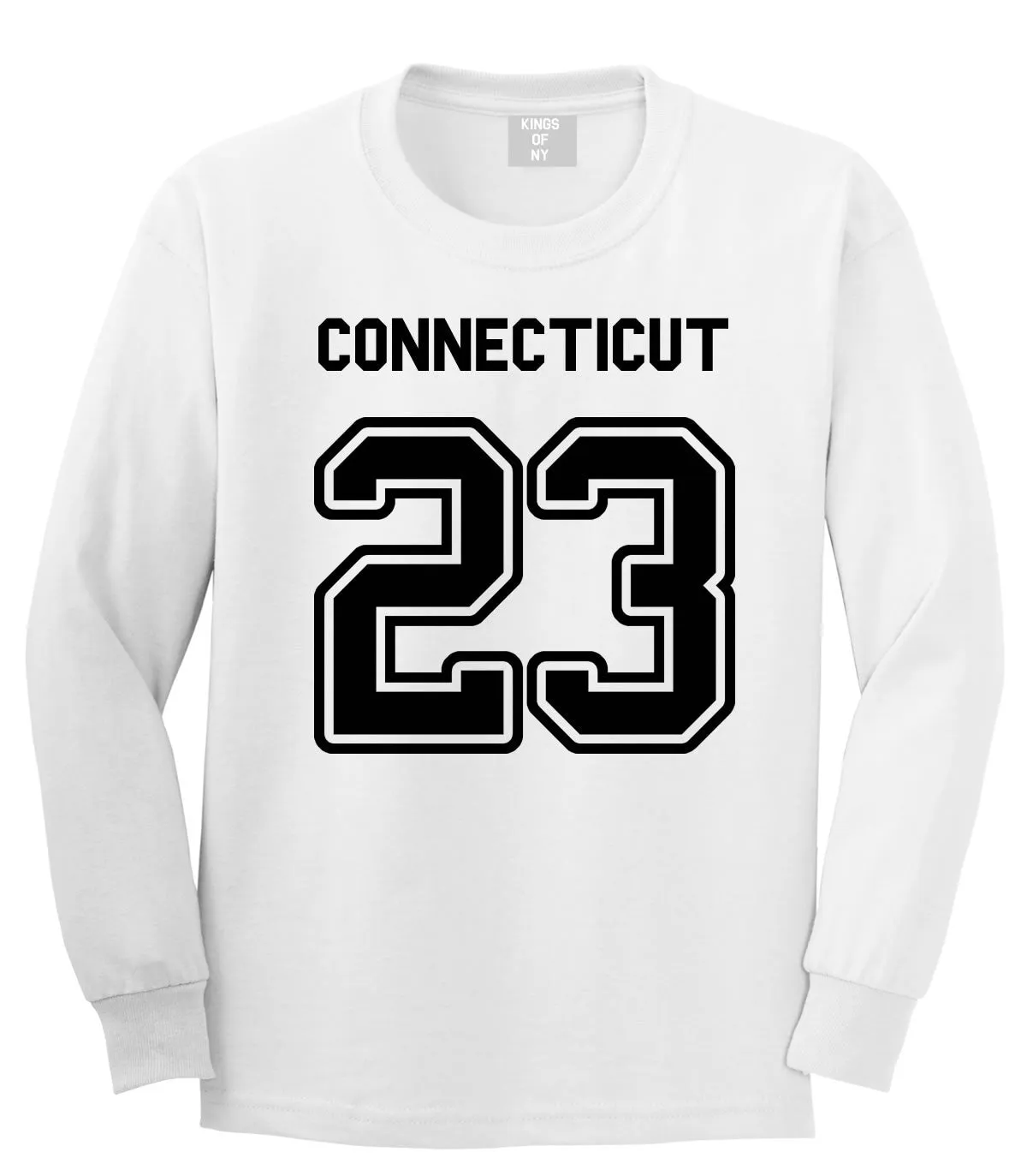 Sport Style Connecticut 23 Team State Jersey Long Sleeve T-Shirt