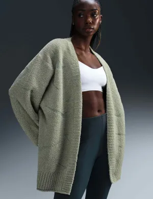 Sportswear Phoenix Cozy Bouclé Oversized Knit Cardigan - Jade Horizon